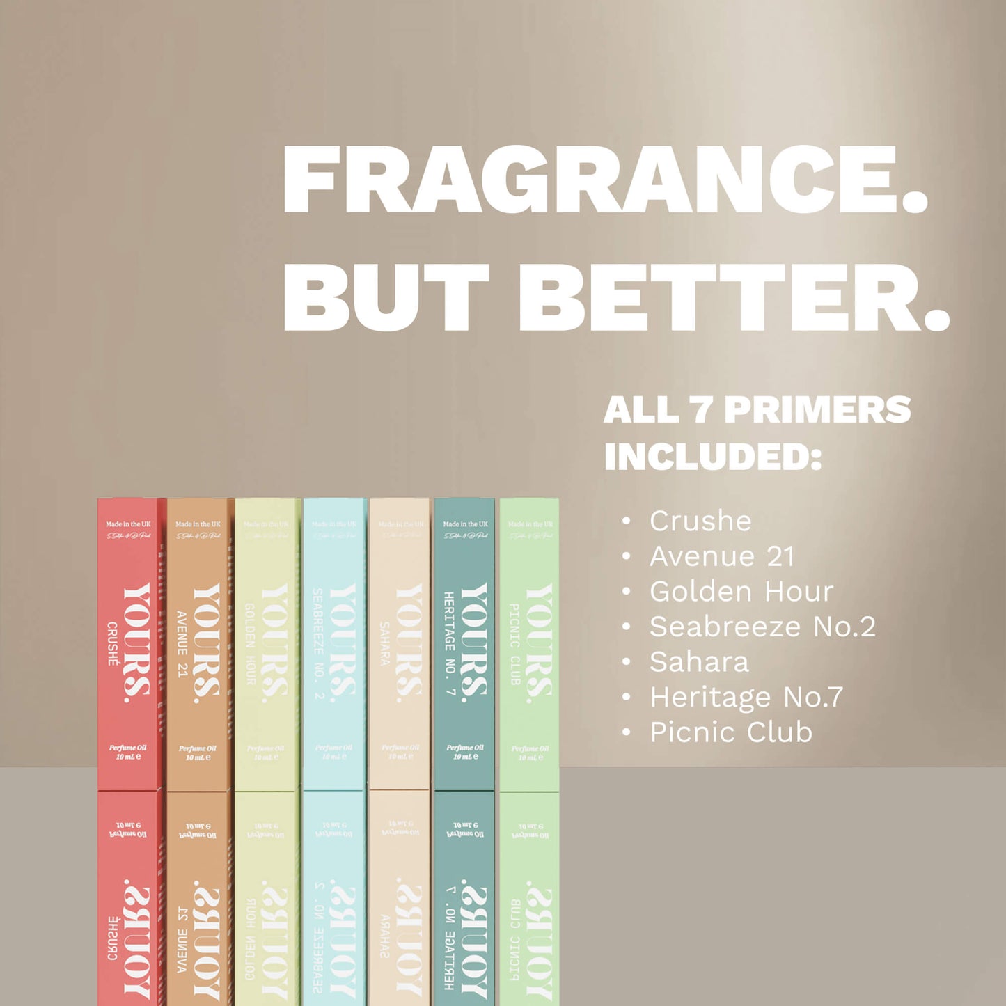 BUNDLE: All 7 FRAGRANCE PRIMERS
