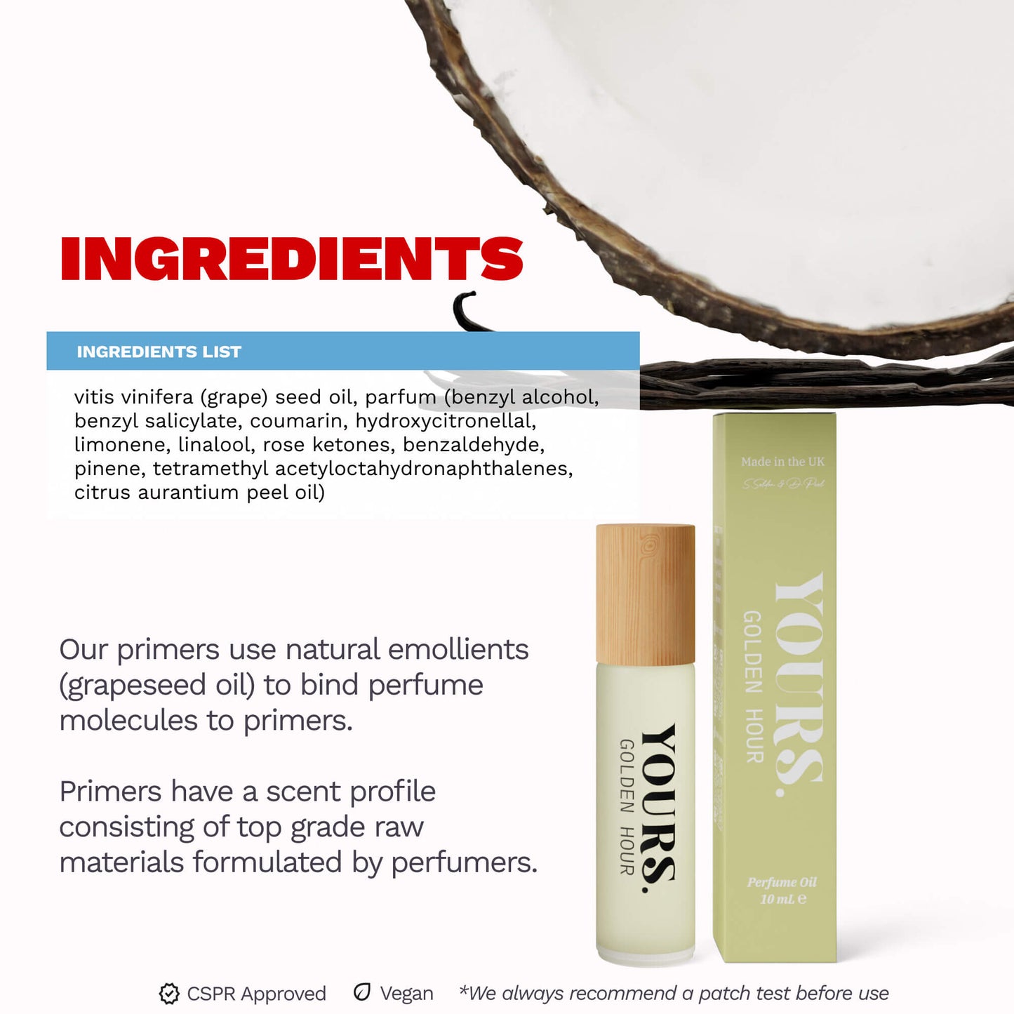 COCONUT PRIMER - GOLDEN HOUR